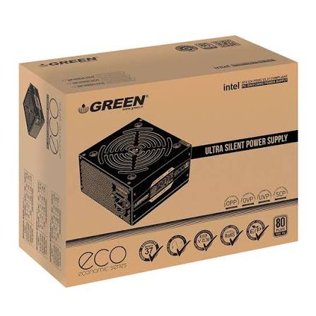 منبع تغذیه کامپیوتر 300 وات گرین مدل GP300A-ECO Rev3.1