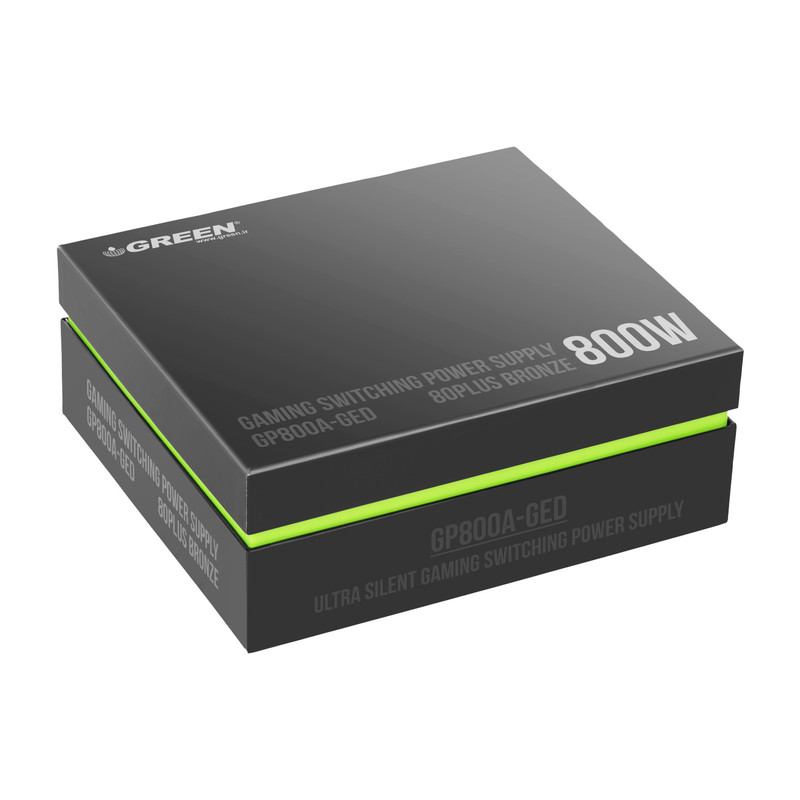 منبع تغذیه کامپیوتر 800 وات گرین مدل GP800A-GED