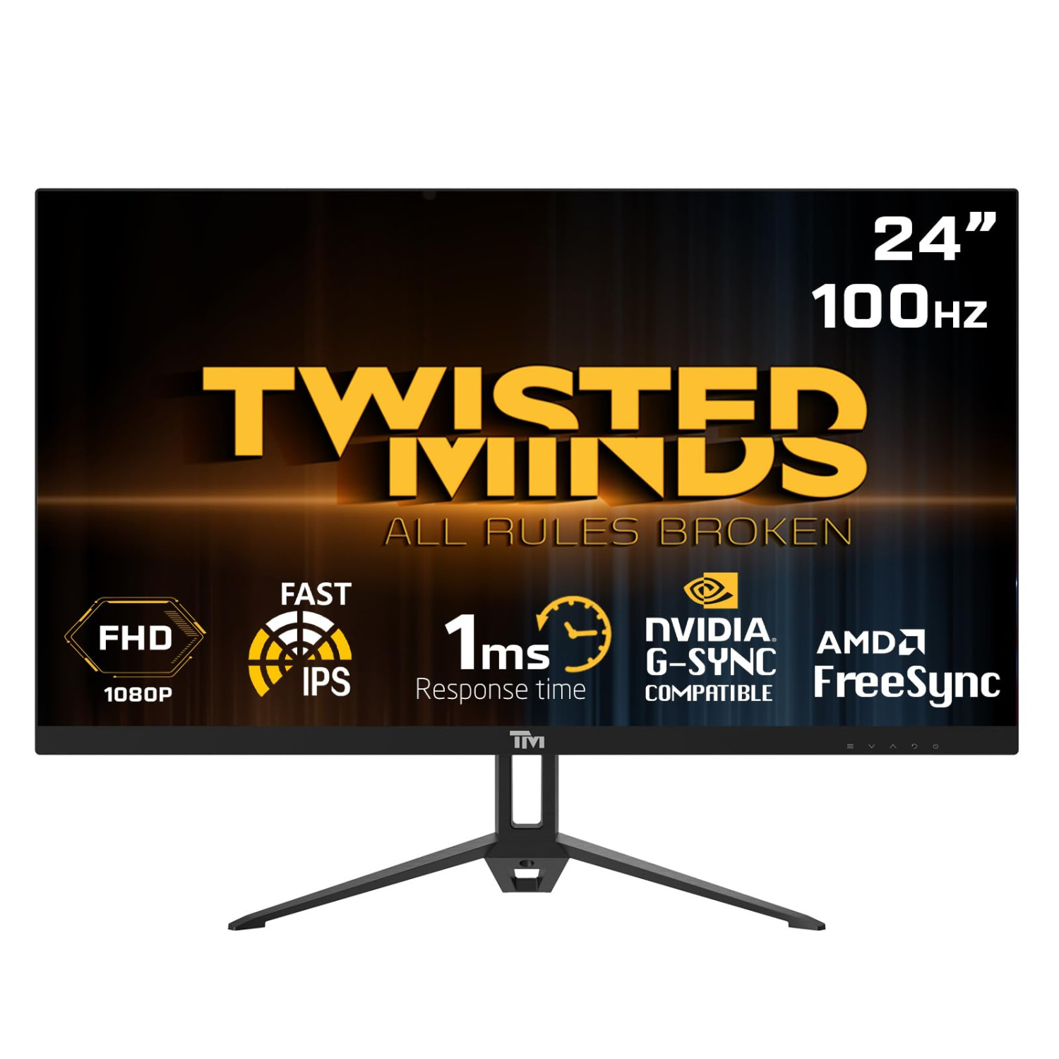 مانیتور گیمینگ تویستد مایندز مدل TM24FHD100IPS سایز 23.8 اینچ، Full HD، 100 هرتز