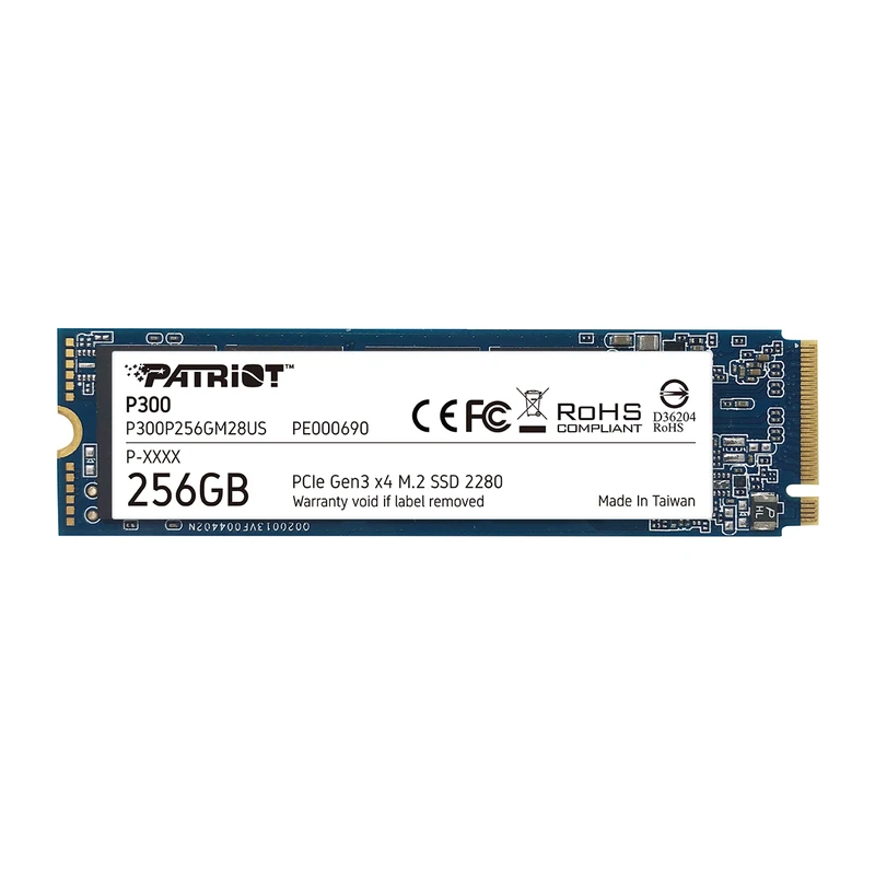 اس اس دی اینترنال پتریوت مدل P300 ظرفیت 256 گیگابایت NVMe