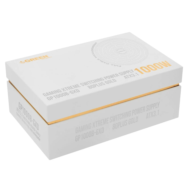 منبع تغذیه کامپیوتر 1000 وات گرین مدل GP1000B-GXD White