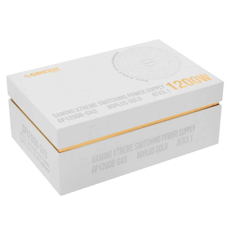 منبع تغذیه کامپیوتر 1200 وات گرین مدل GP1200B-GXD White