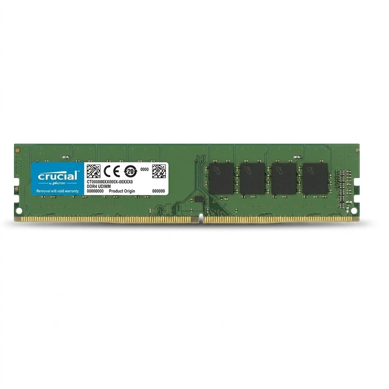 # رم کامپیوتر کروشیال DDR4 تک کاناله 16 گیگابایت 3200 مگاهرتز CL22 ولتاژ 1.2 ولت مدل PC4-25600 U-DIMM